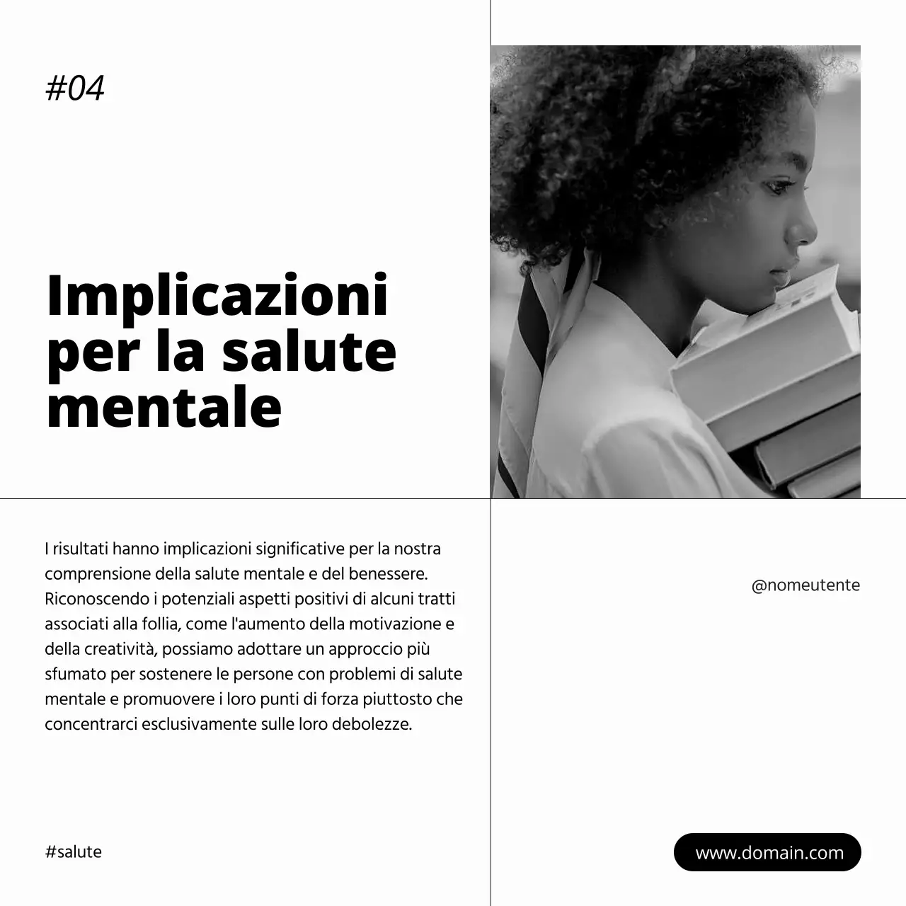 Bianco Arancione Viola Minimal Salute Notizie di approfondimento medico