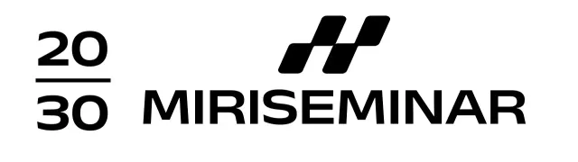 Séminaire d'entreprise simple avec un logo à l'illustration carrée inclinée