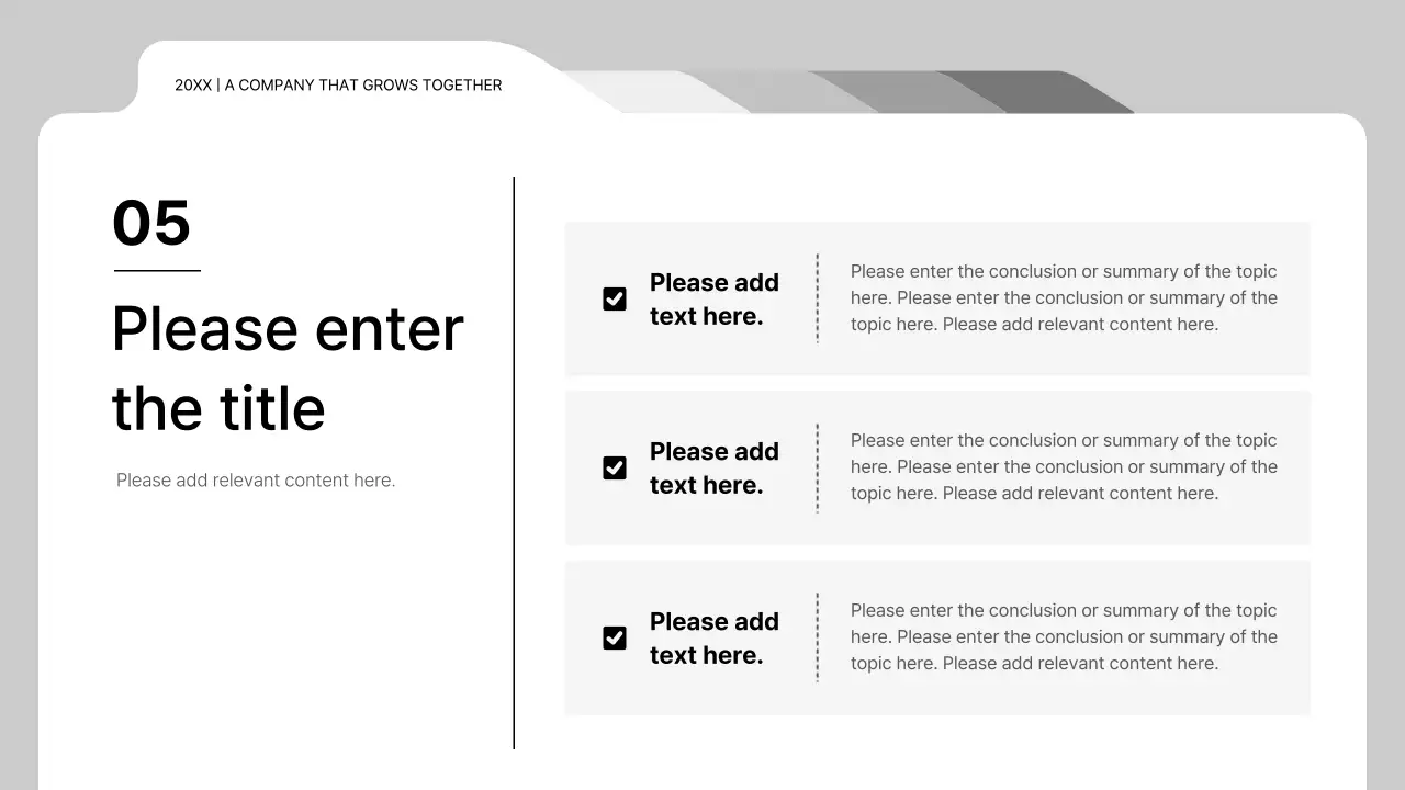 Grey Minimal Business Guide Presentation