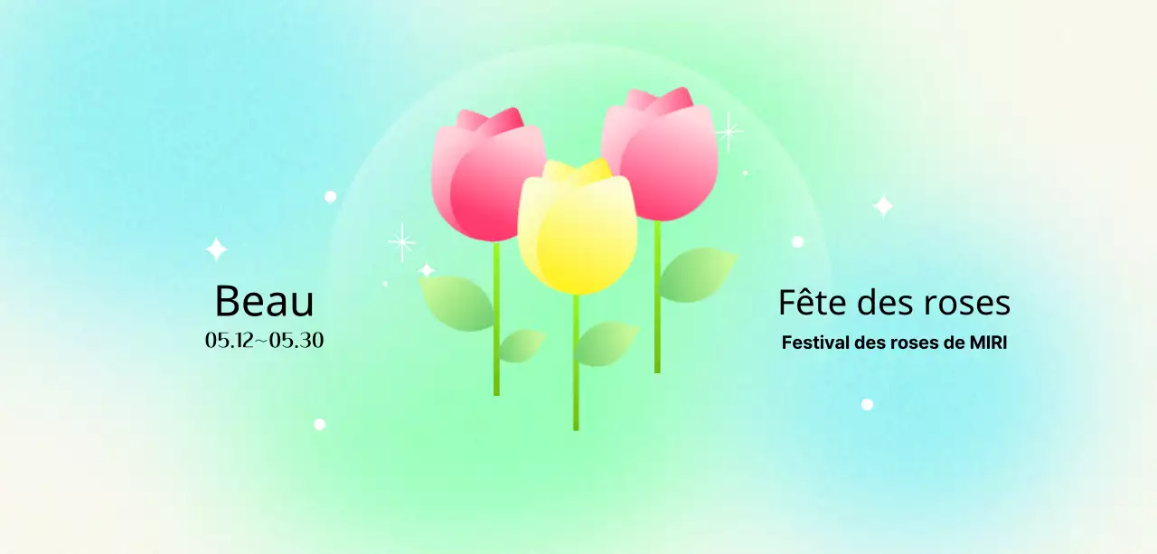Festival des fleurs avec des illustrations florales et des arrière-plans en dégradé pour une sensation de clarté et de gaieté