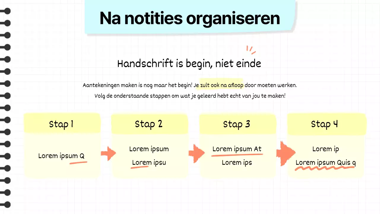Over kitscherig noteren in geel en oranje