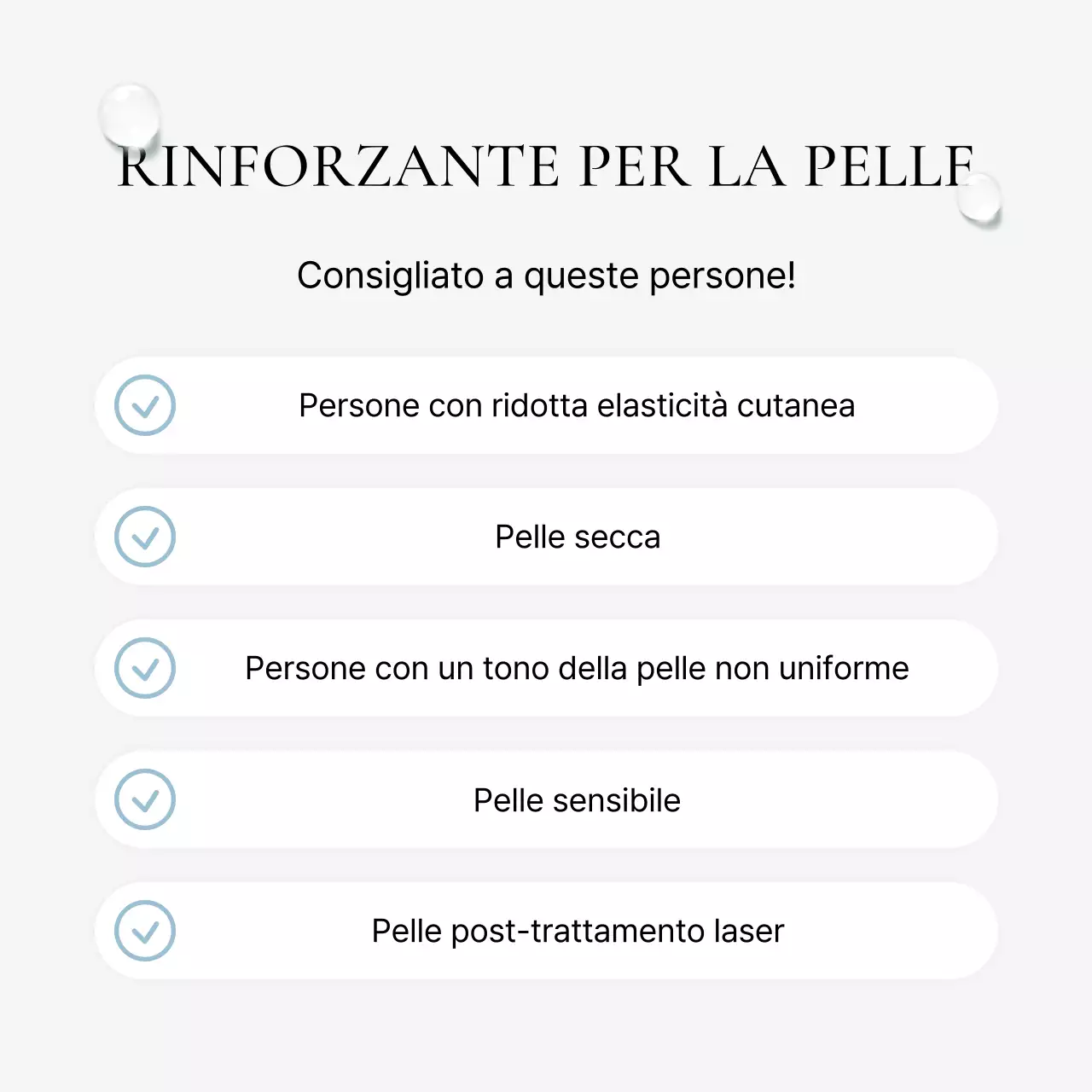 Social media kit di marketing ospedaliero per promuovere un semplice studio dermatologico in bianco e azzurro.