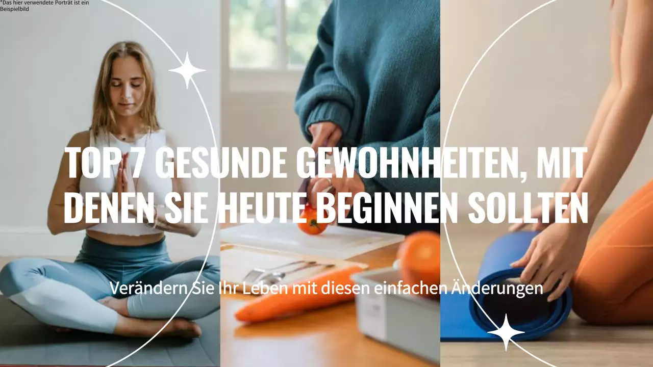 Weiß und Blau Minimal Gesunde Gewohnheiten Vlog Video