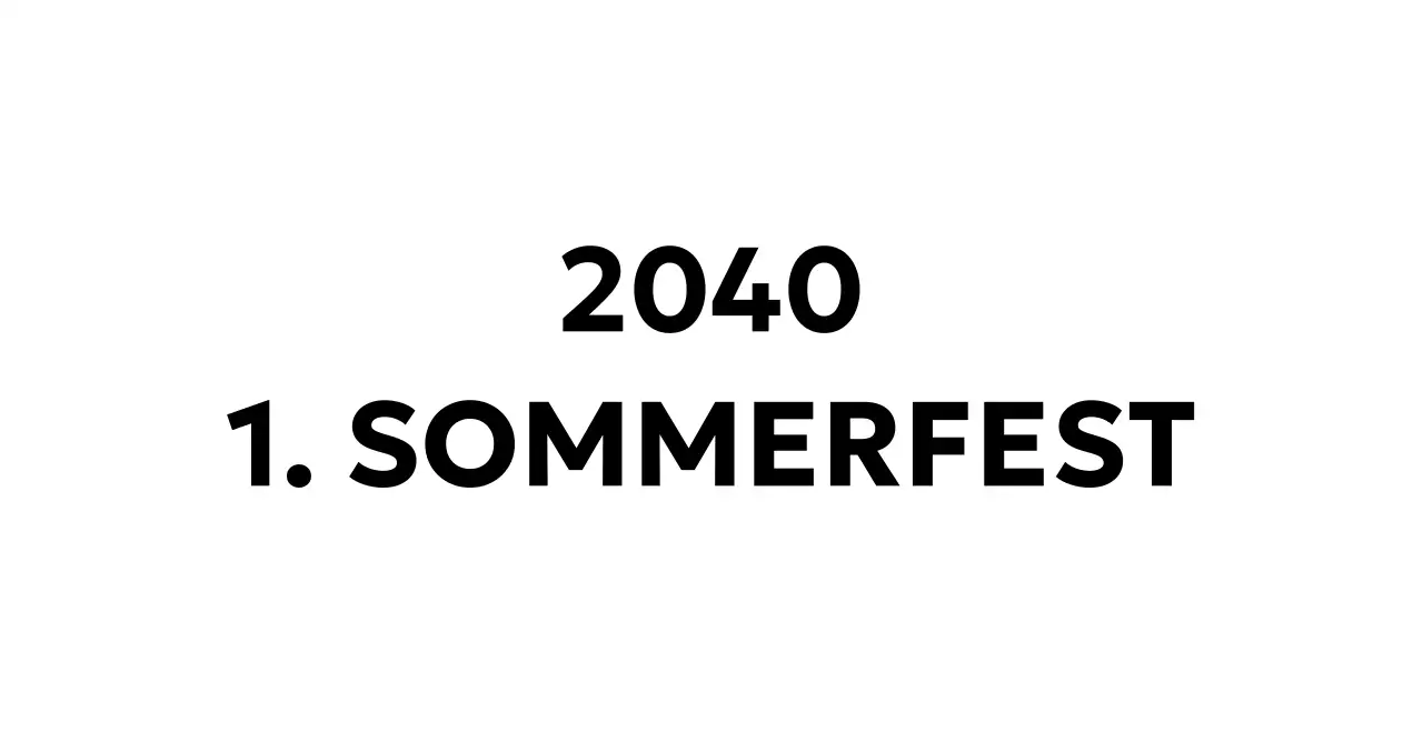 Ein luftiges Sommerfest mit Palmenillustrationen