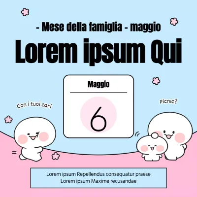 Simpatiche chiusure alternative per le vacanze in azzurro e rosa