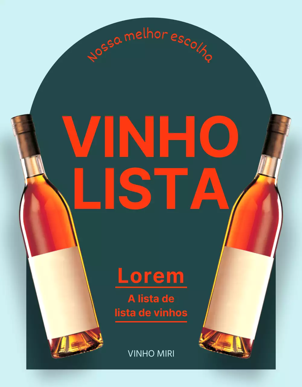 Promover um inventário de vinhos ecológico e minimalista