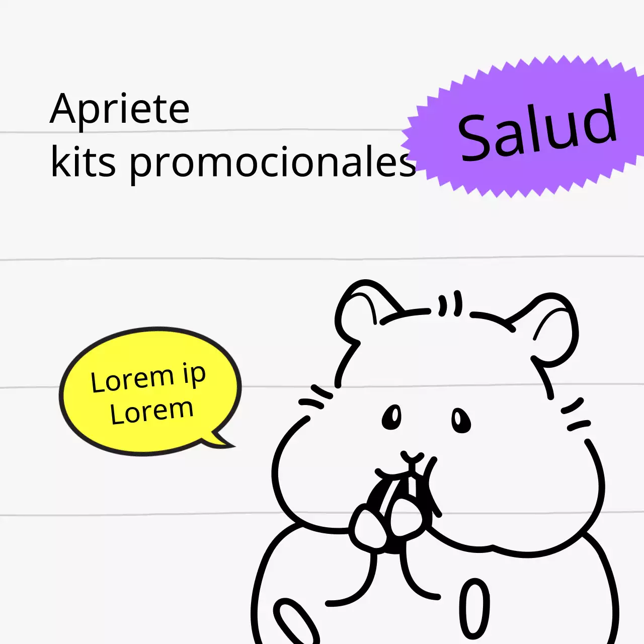 Una parodia de la promoción de la salud de Yellow y Red Bull