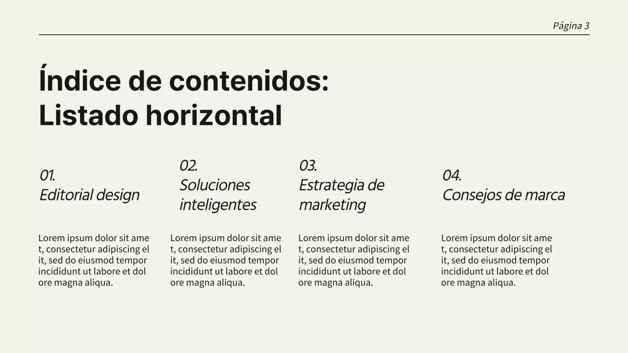 Páginas de presentación de tendencias en beige y negro con varios diseños Presentación de productos