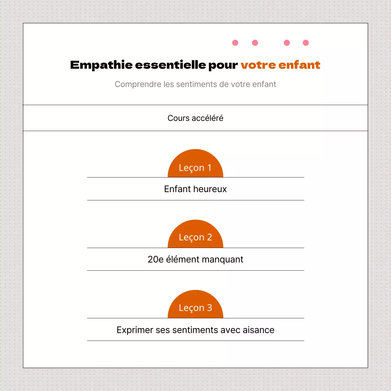 Promouvoir l'éducation parentale avec un Mois de l'histoire familiale moderne jaune et orange