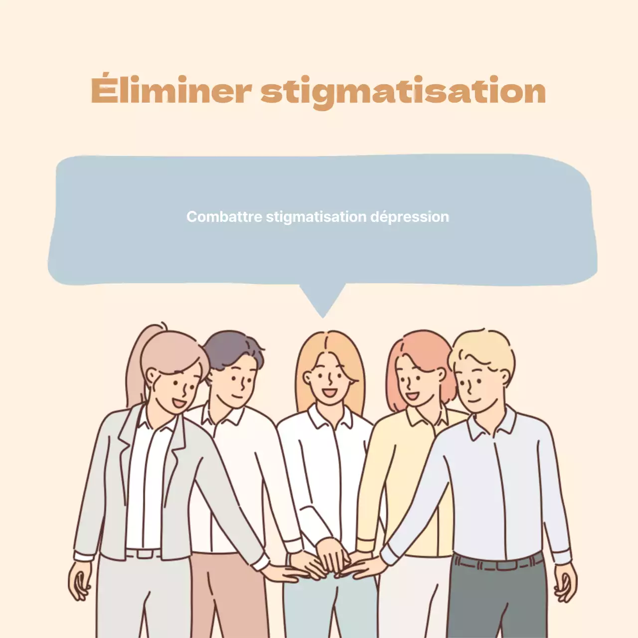 Croissance personnelle de base en beige