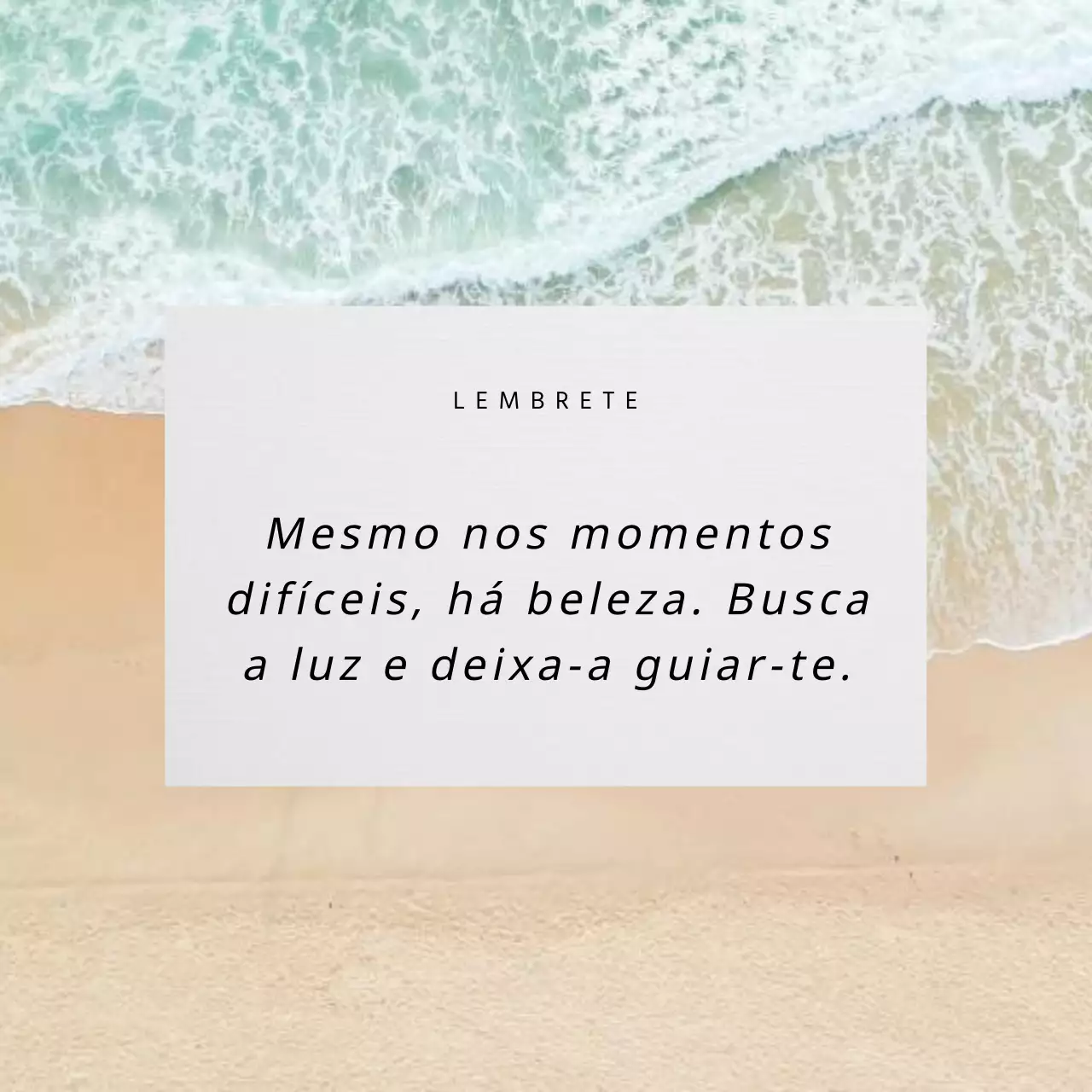 Marfim minimal inspirador citação publicitária