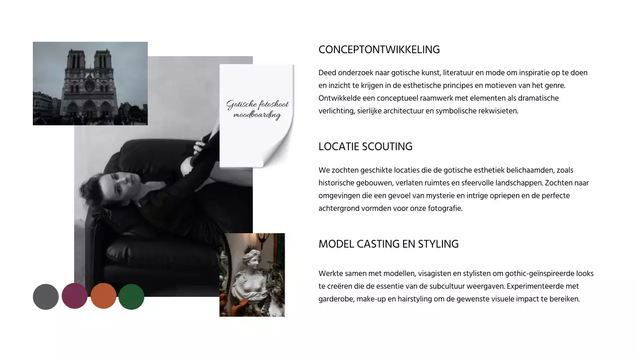 Zwart-wit moderne fotograaf introductie portfolio