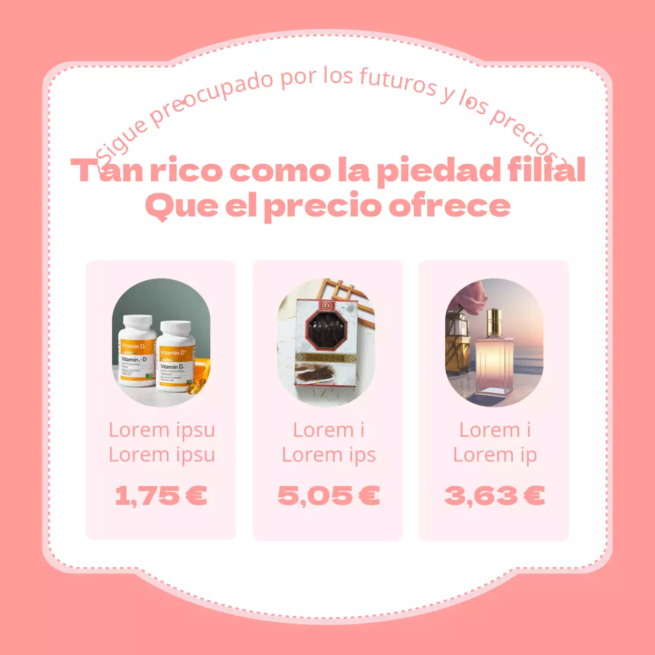 Promociona bonitos regalos para el Día de la Madre en rojo y rosa