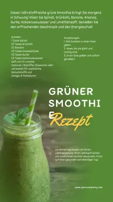 Grüner Smoothie-Rezept