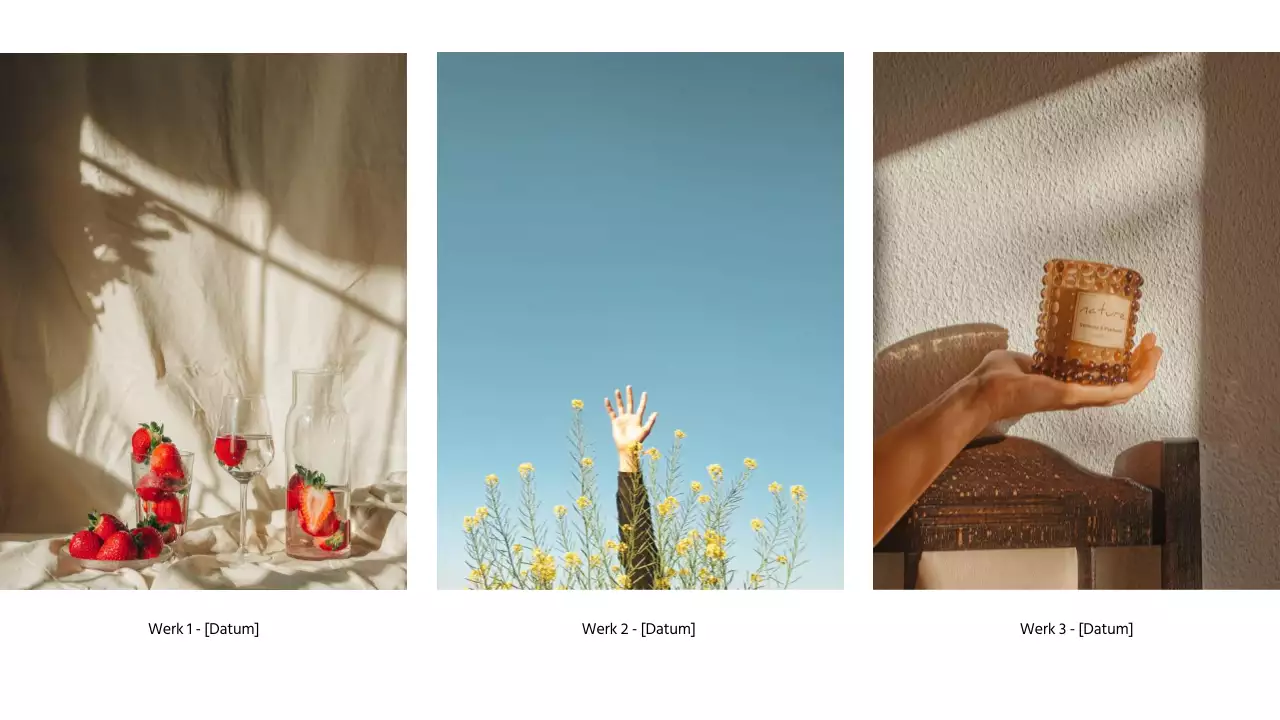 Zwart-wit moderne fotograaf introductie portfolio