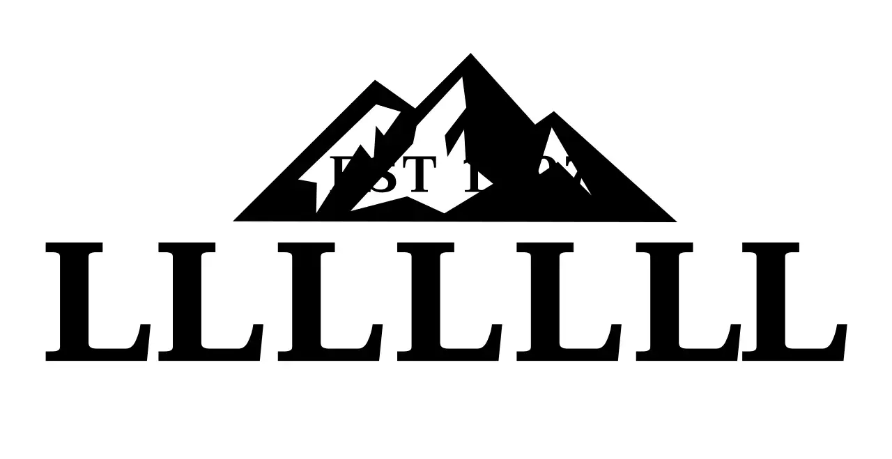 Club di arrampicata di ispirazione vintage con illustrazioni di montagna e font serif