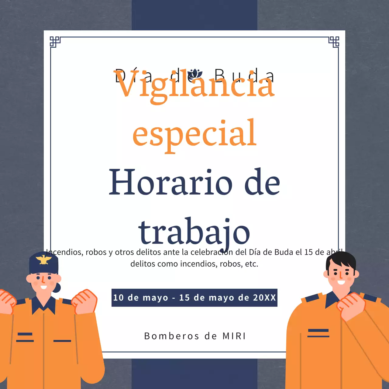 Promueva los tradicionales fuegos naranja y azul marino del Año Nuevo Chino