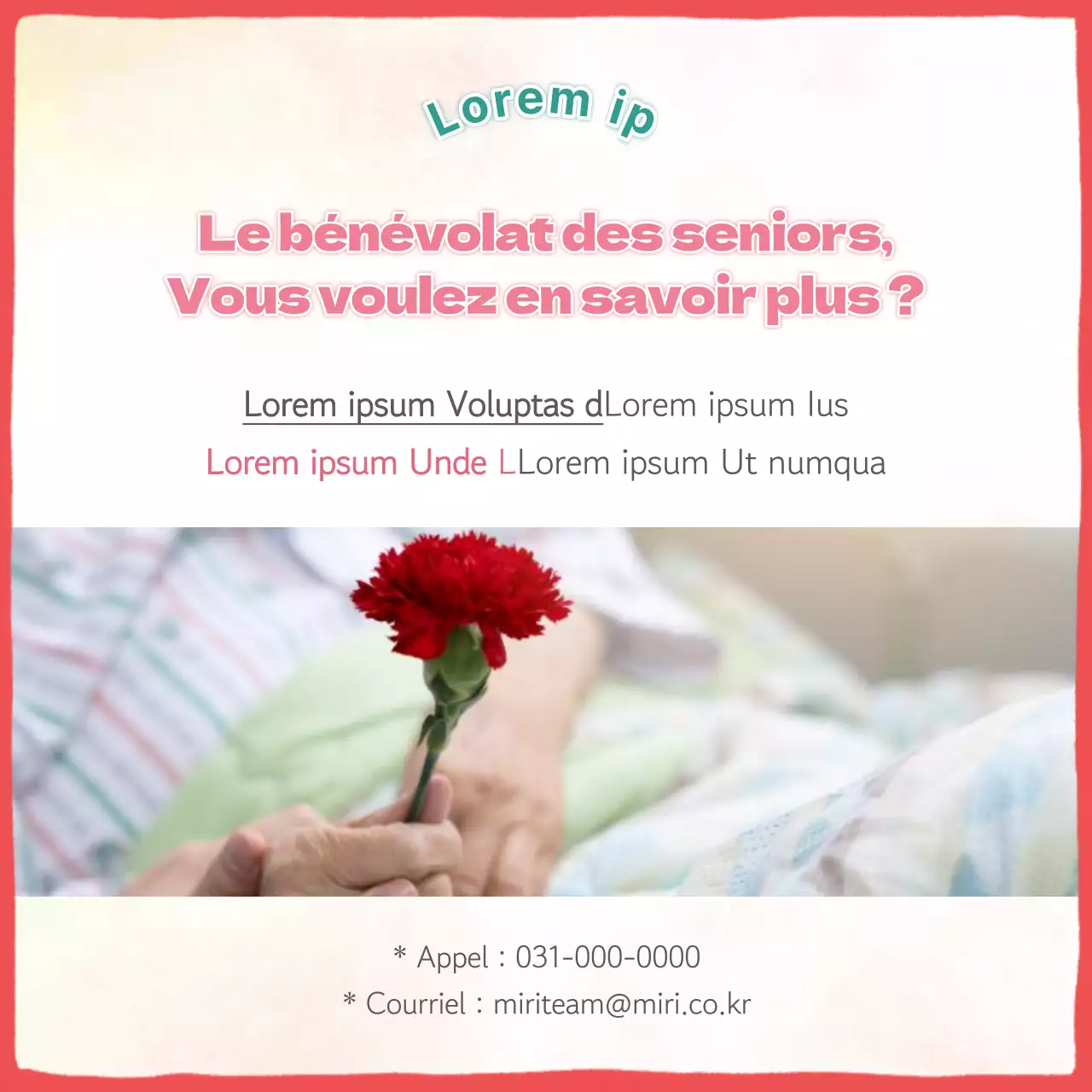 Promouvoir le bénévolat rose et jaune pour la fête des mères