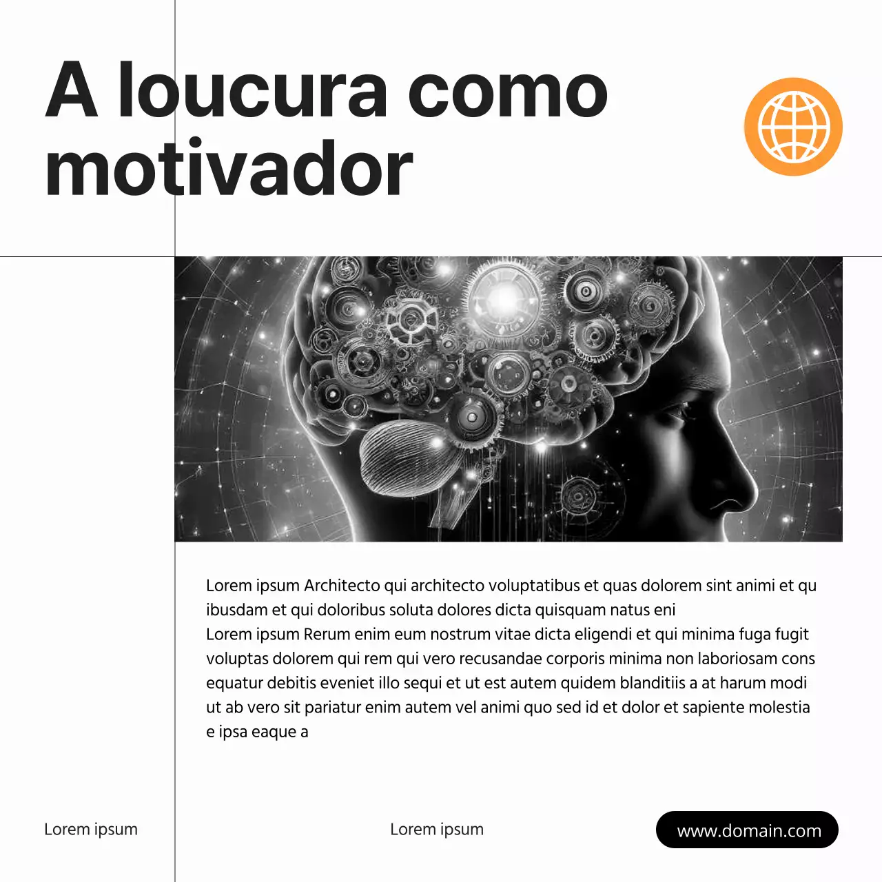 Branco Laranja Púrpura Minimal Saúde Notícias sobre informações médicas