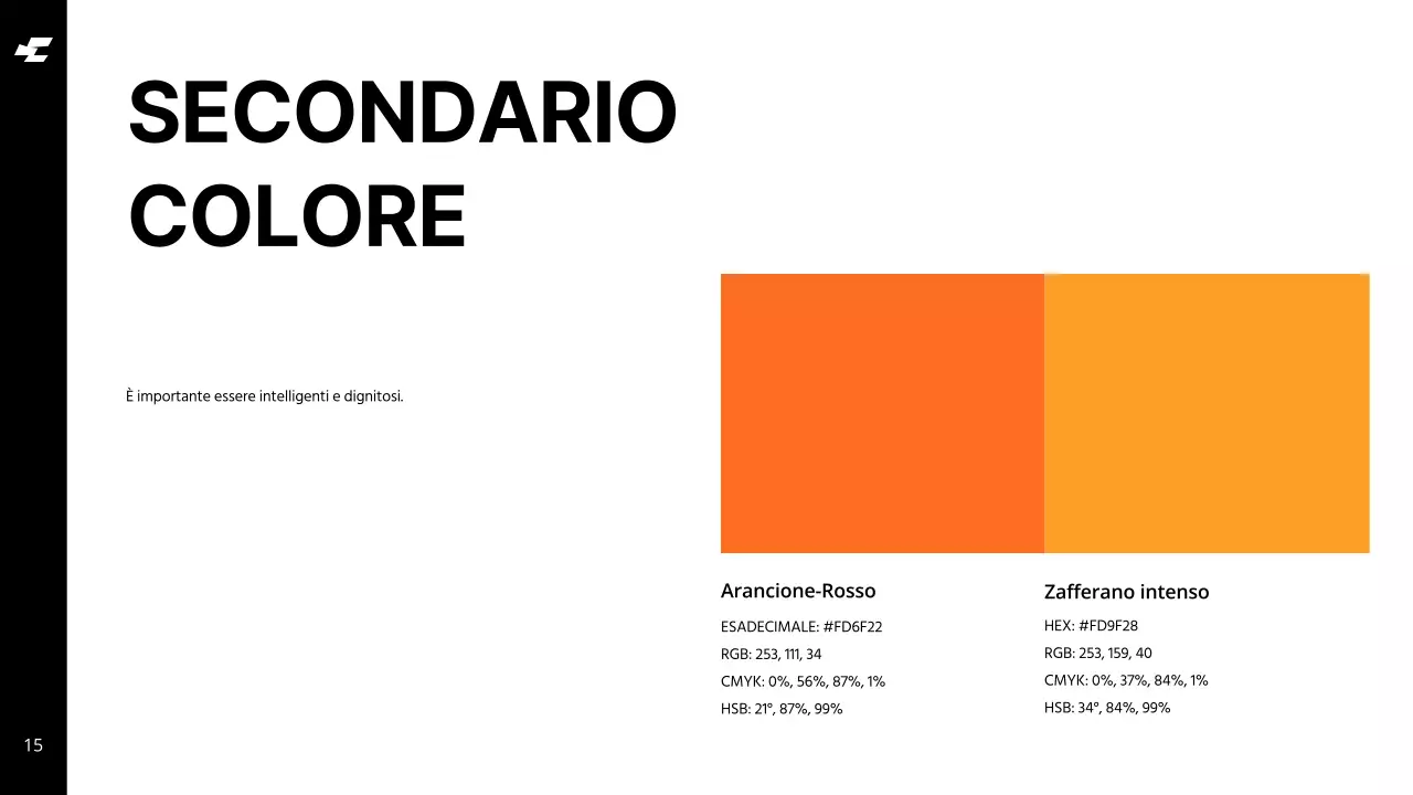 Bianco Blu Grassetto Tono freddo Pulito Linee guida dell'identità del marchio Istruzioni