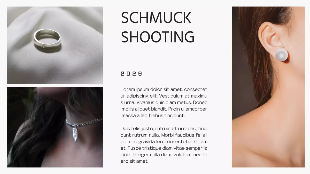 Minimalistisches Fotografen-Portfolio in Schwarz und Grau