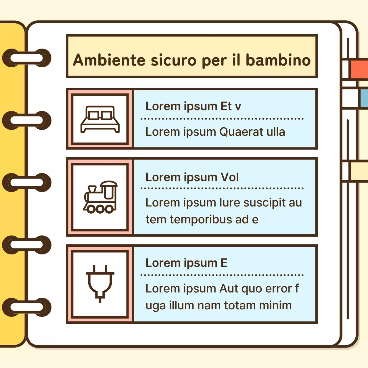 Tutto sulla genitorialità con il bambino giallo e arancione