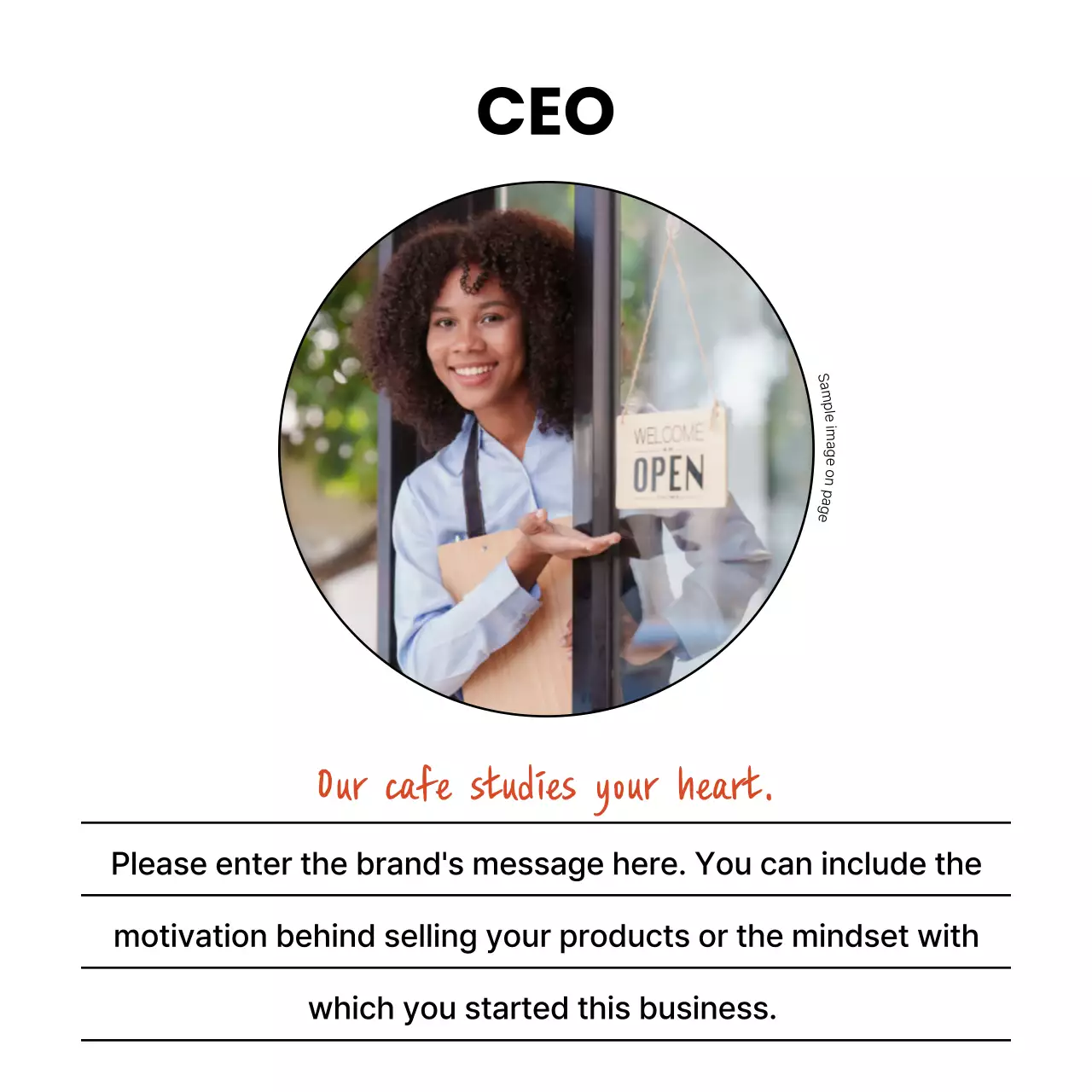 White Modern Cafe Promotion Social Media Post