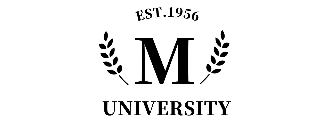 Simple concept college souvenir with laurel logo