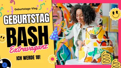 Gelb-Rosa Popart Geburtstag Bash Extravaganza