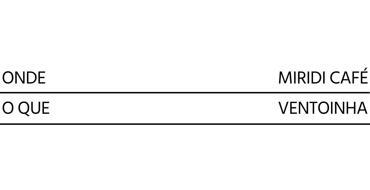 Conceber um esquema tipográfico de três linhas