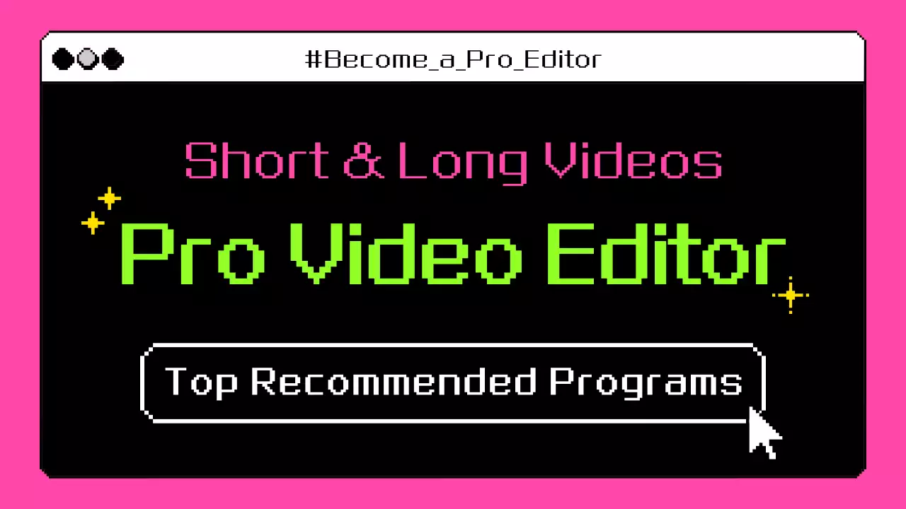 핑크 레트로 비디오 프로모션 유튜브 썸네일