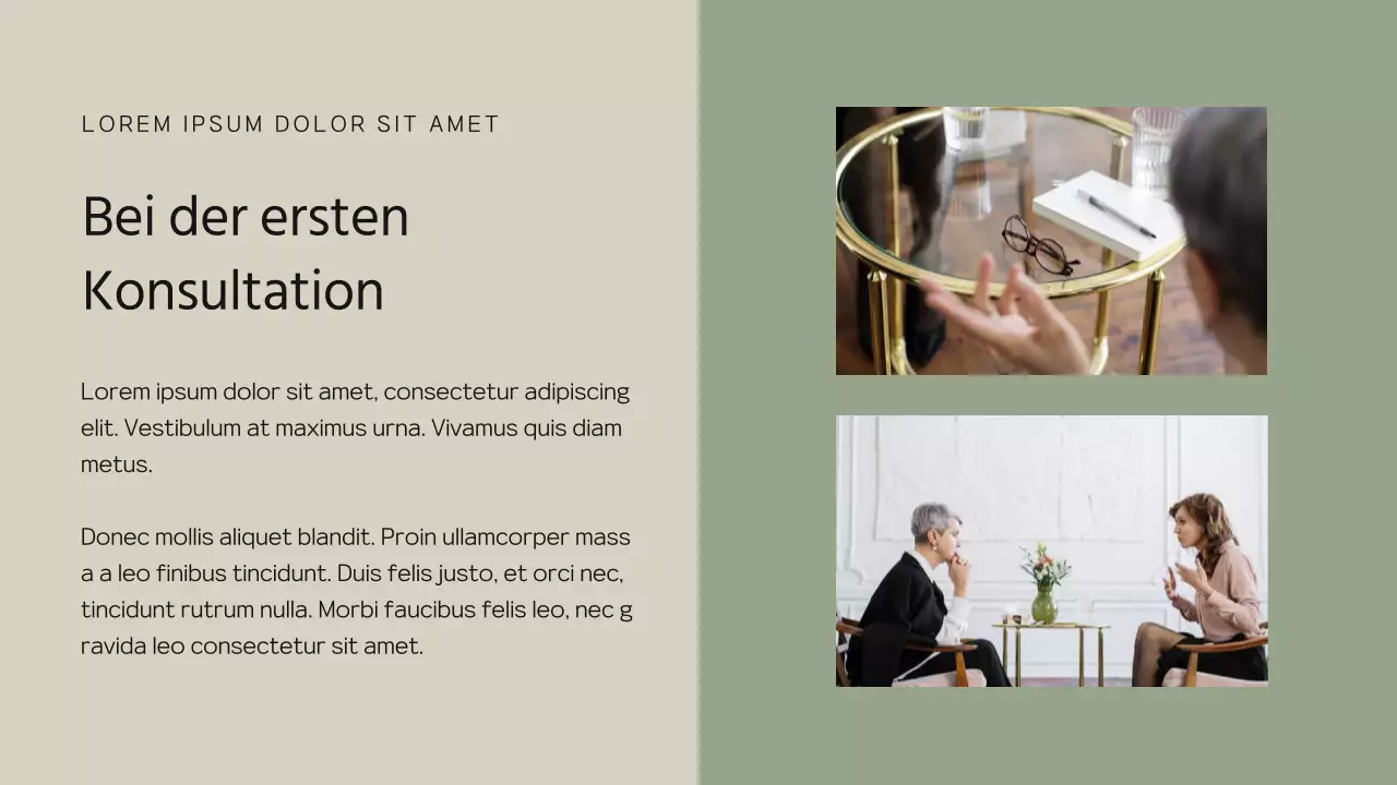 Khaki and Beige Modern Psychologist Proposal