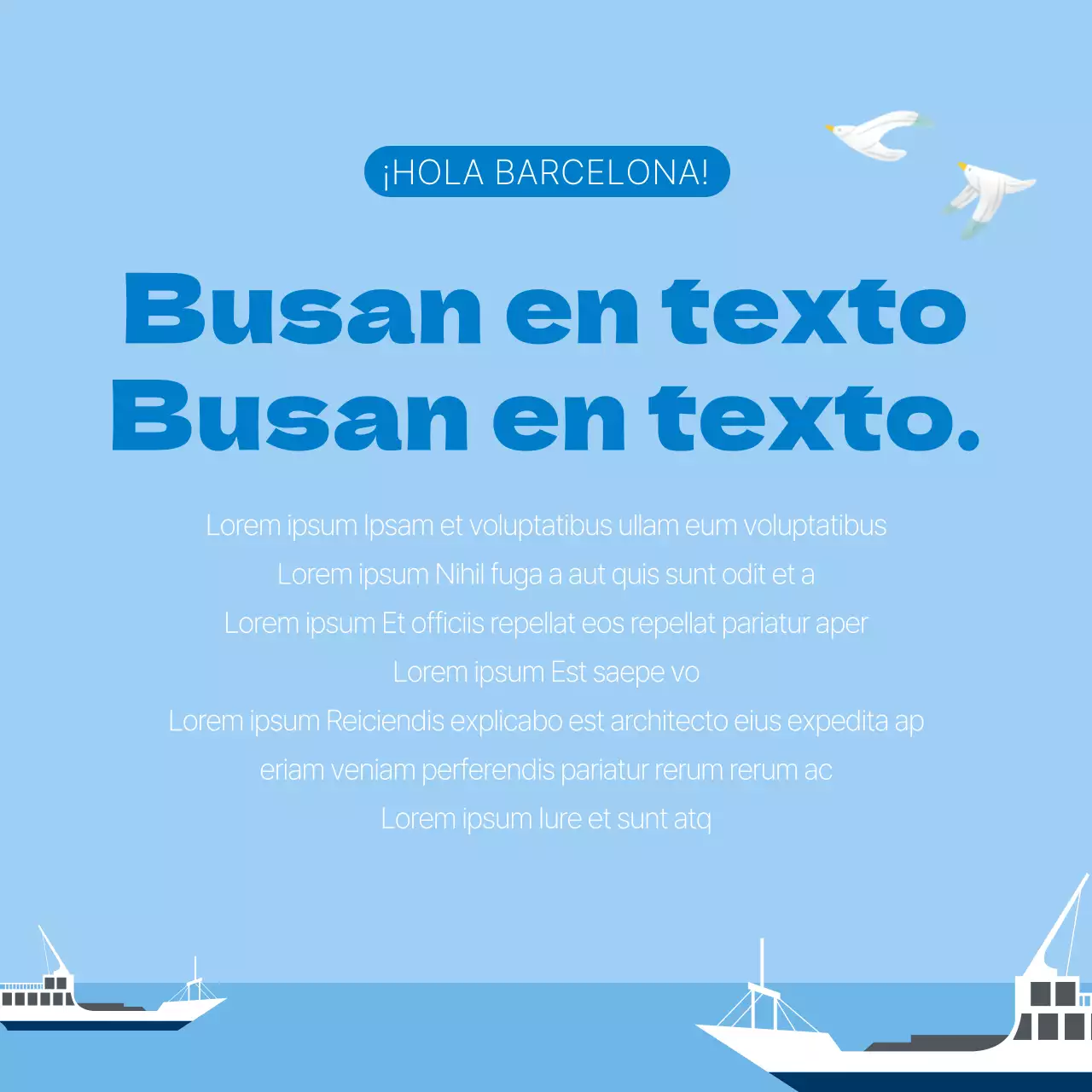 Promoción de los barrios azul claro y beige de Busan
