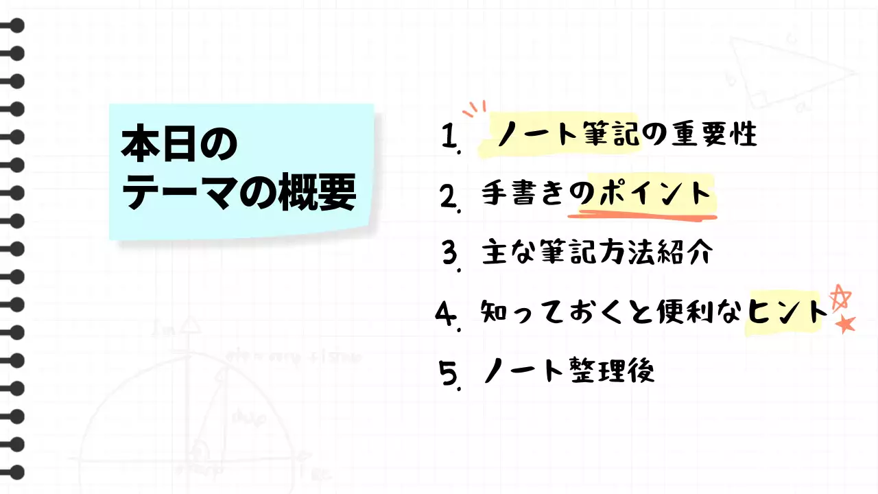 白黒 シンプル 学習 プレゼンテーション