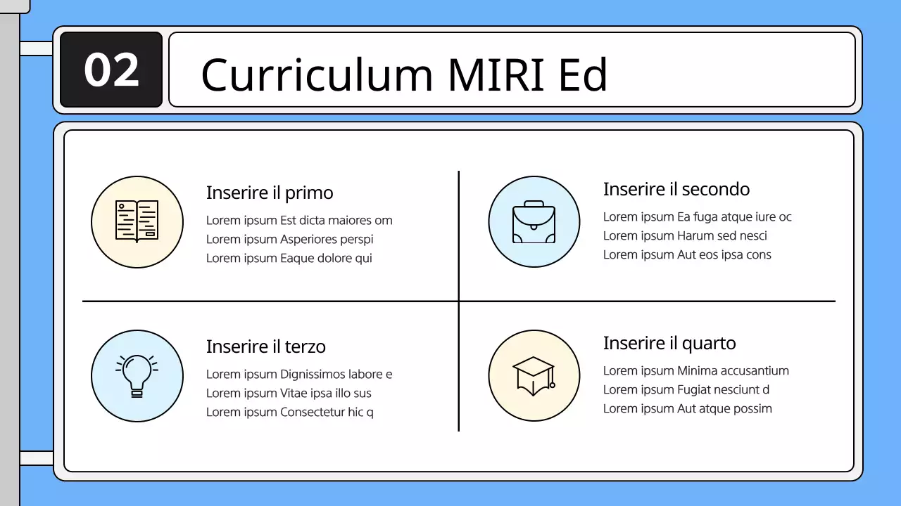 Guida alla piccola scuola di Blue