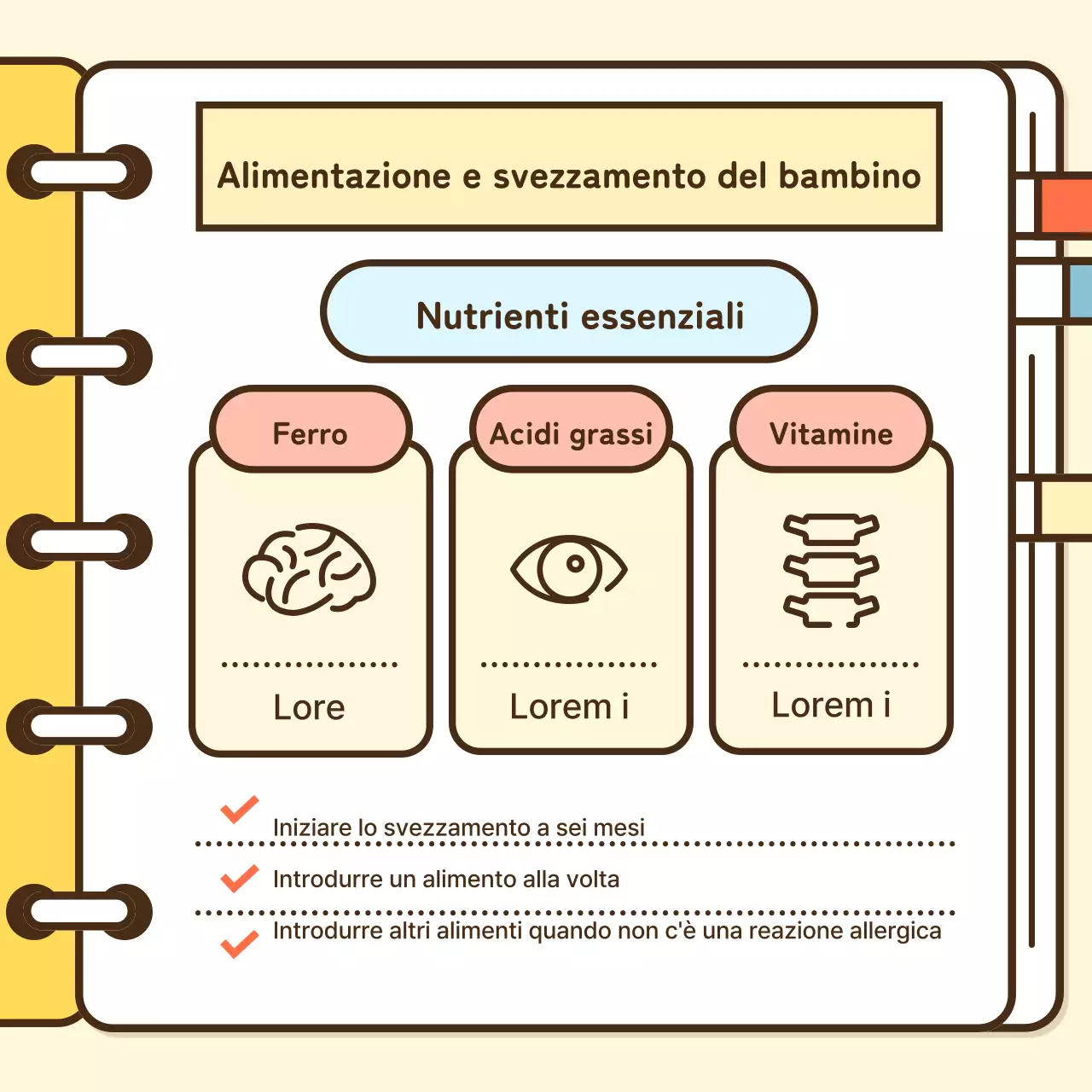 Tutto sulla genitorialità con il bambino giallo e arancione