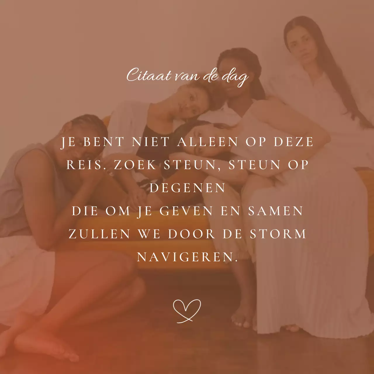 Brown Minimal Motivational Quotes Publiciteit