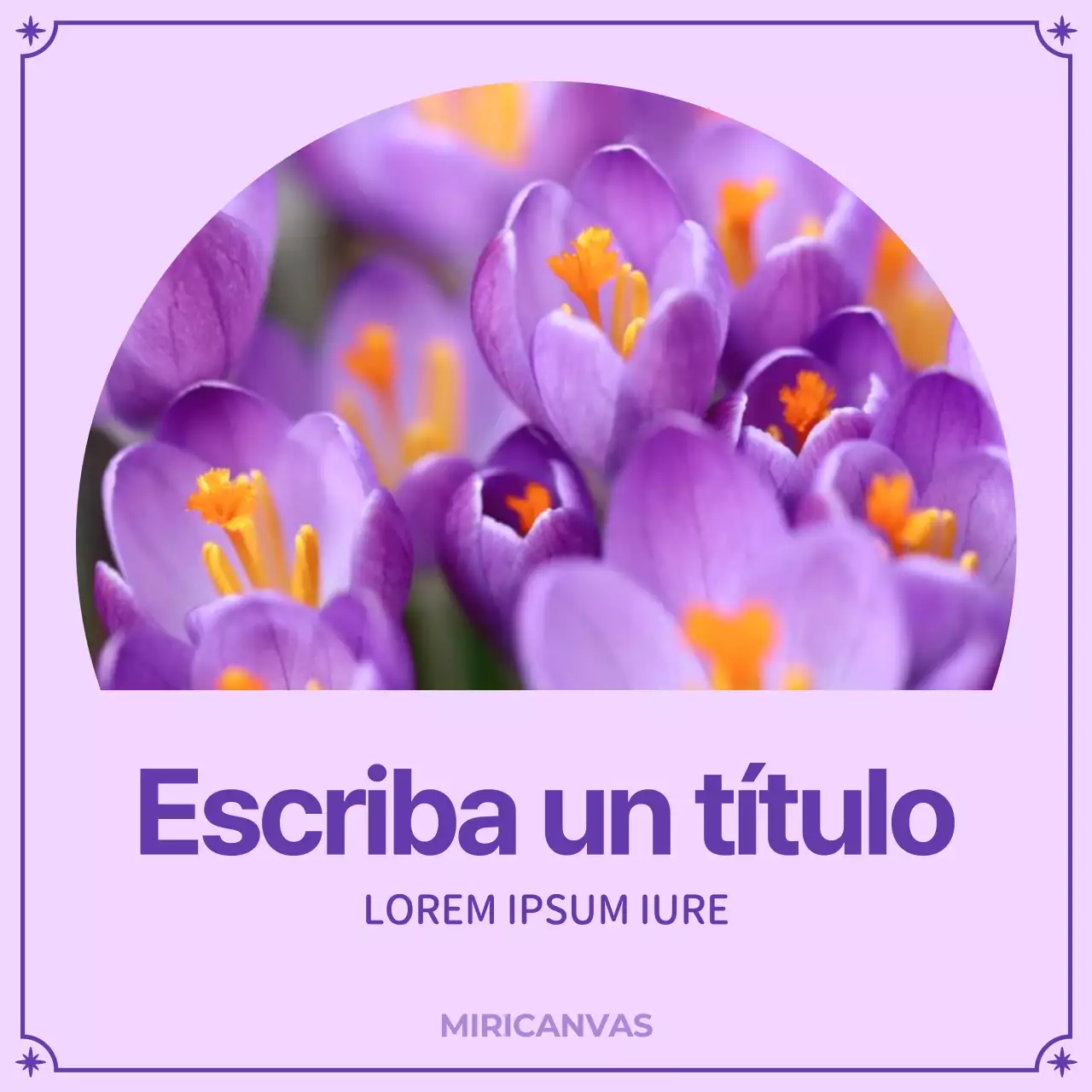 Portada minimalista de fondo primaveral en amarillo y azul