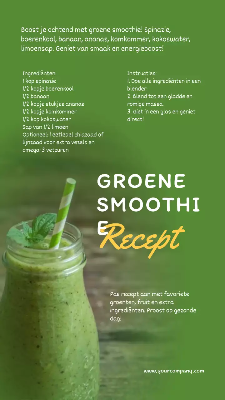 Green Smoothie Recipe