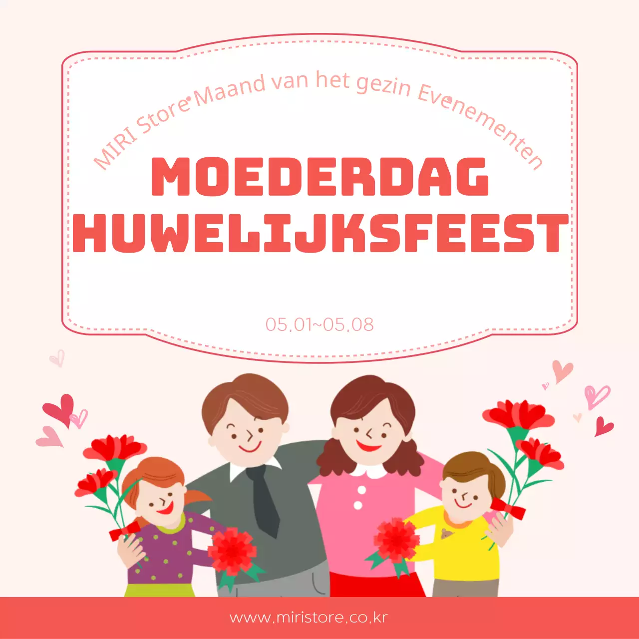 Leuke Moederdagcadeaus in rood en roze promoten