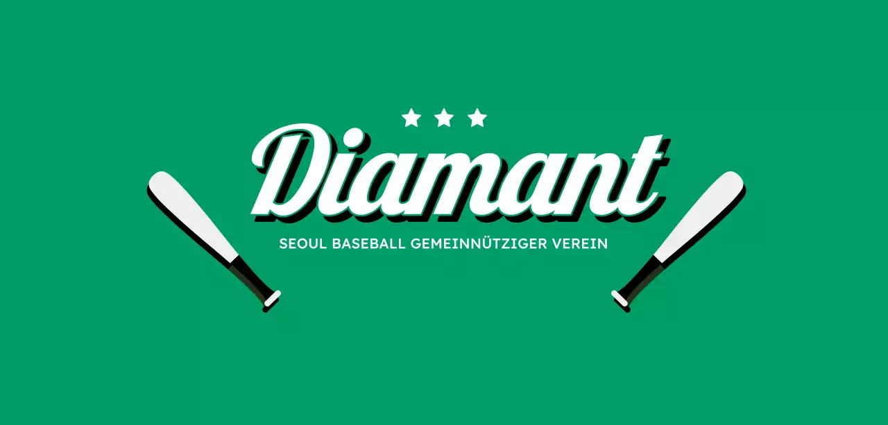 Baseballschläger-Design im Retro-Look