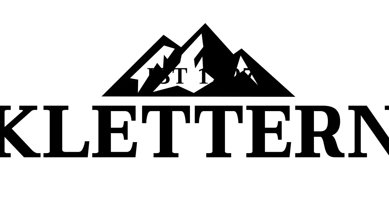 Vintage-inspirierter Kletterclub mit Berg-Illustrationen und Serifen-Schriften