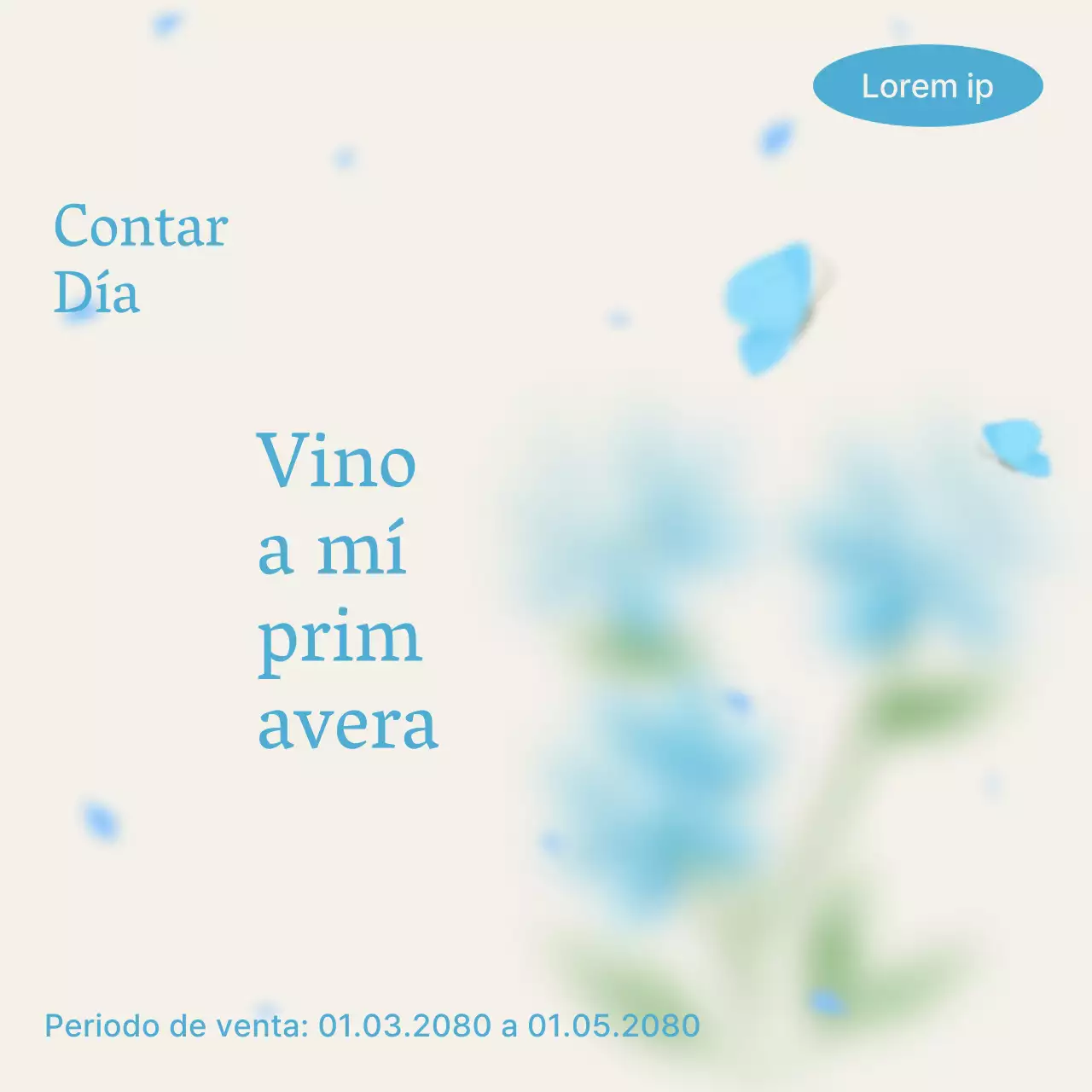 Promociona unas rebajas de primavera con el beige y el rosa de moda