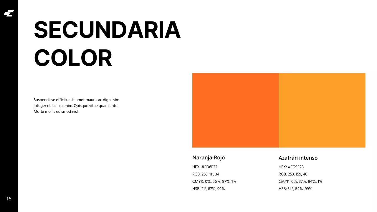Blanco Azul Negrita Tono frío Limpio Directrices de identidad de marca Instrucciones
