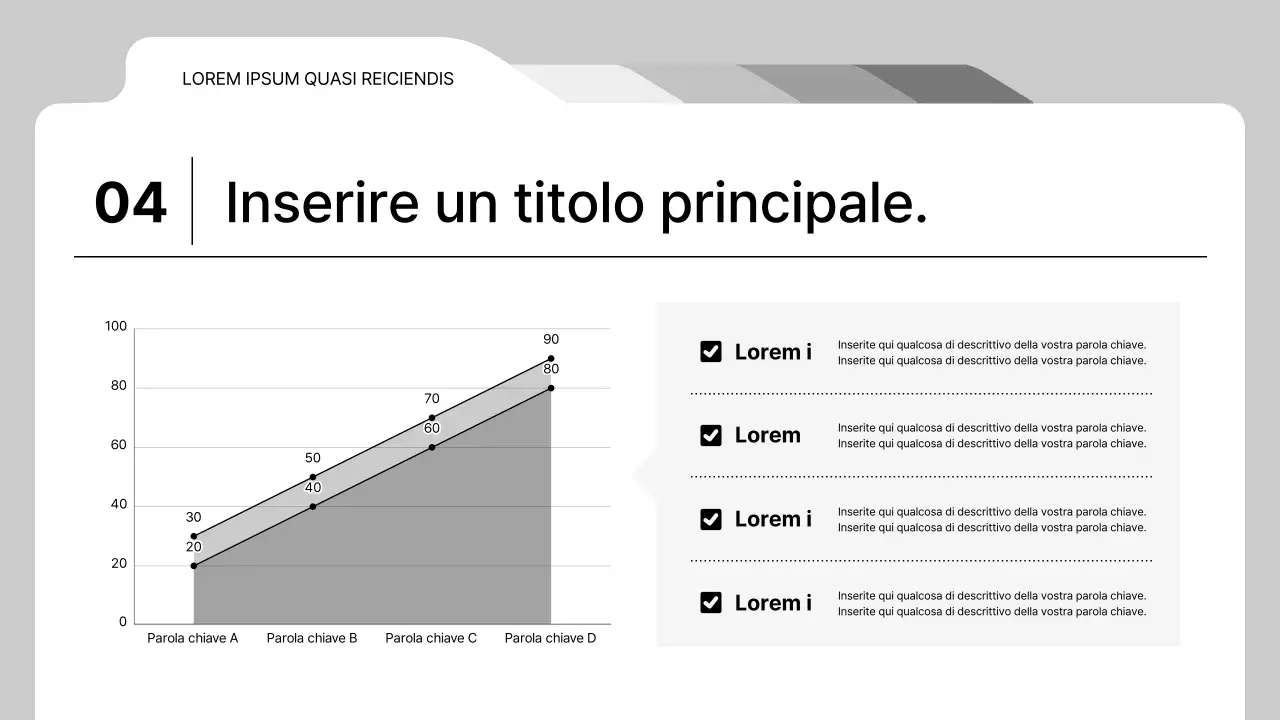 Rapporti aziendali semplici e in bianco e nero per le aziende