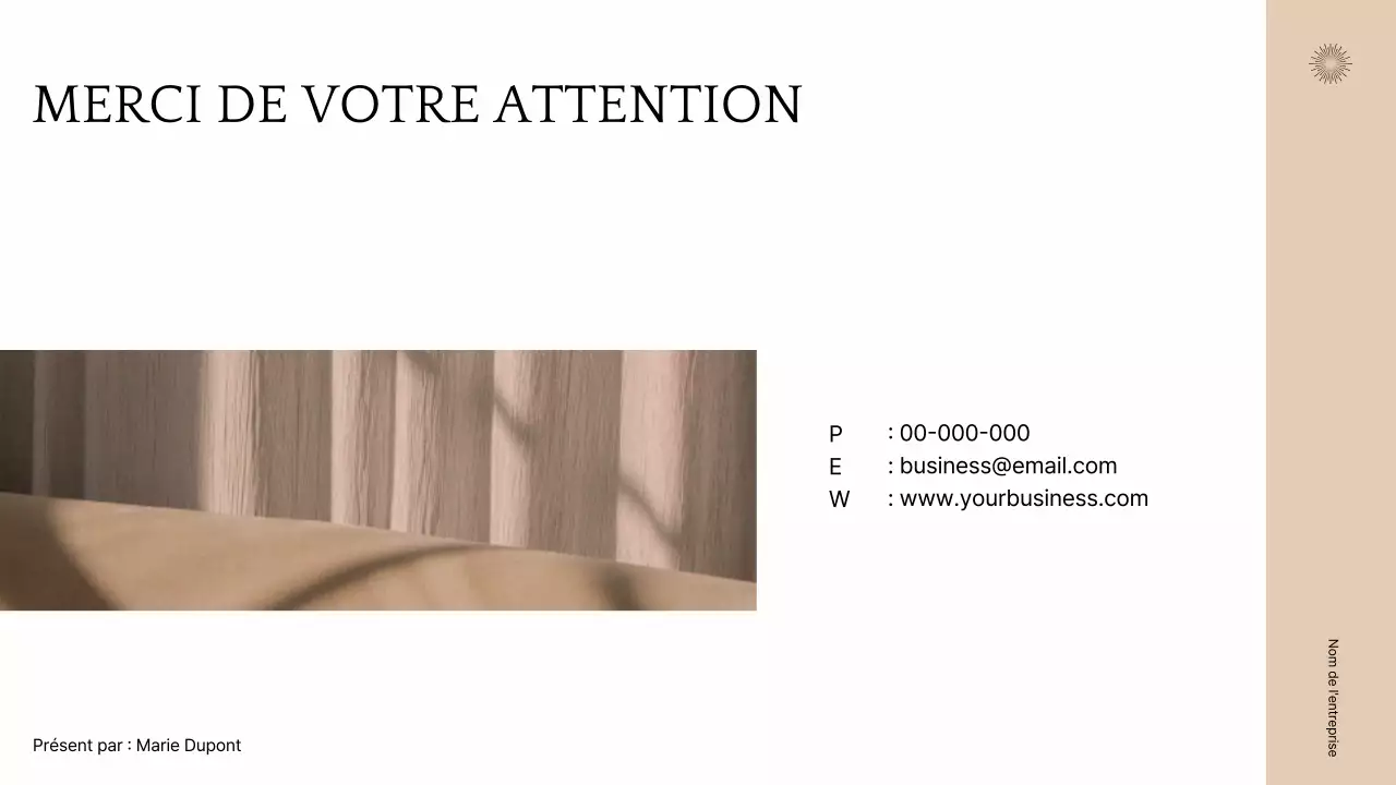 Beige White Minimal Neutral Tone Business Presentation Pitch Deck Strategy