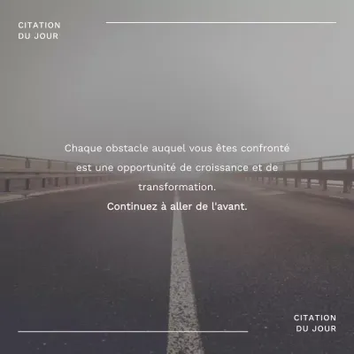 Gris Blanc Simple Encouraging Quotes Publicity