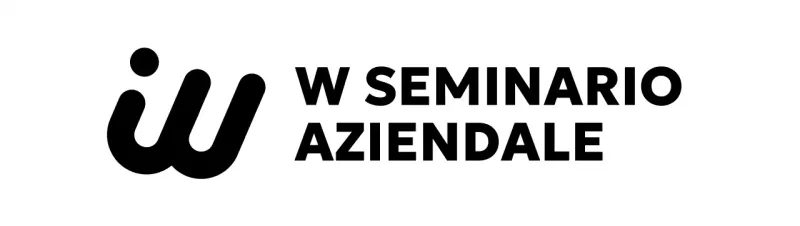 Seminario aziendale dal sapore glamour con logo inglese