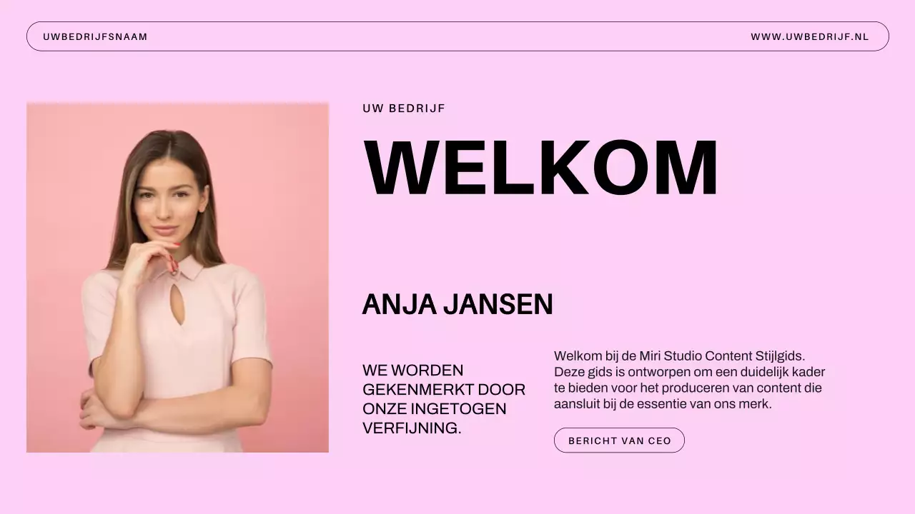 Introductie van Blue Minimal Business