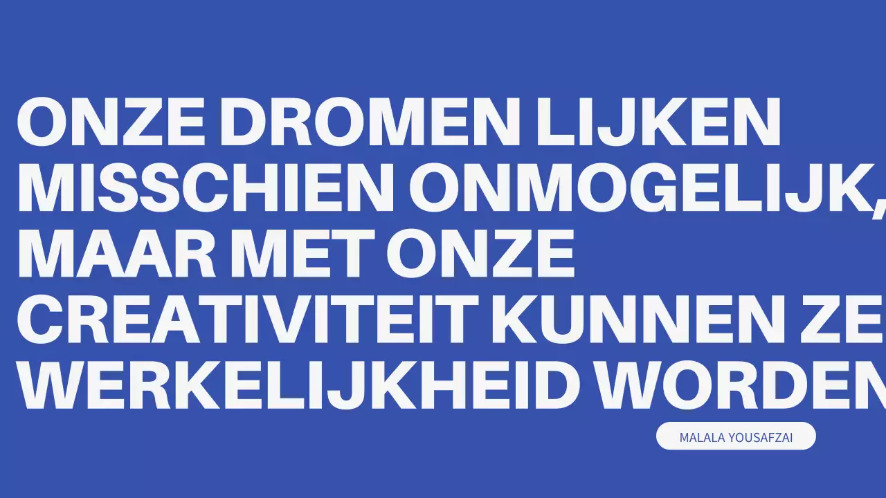 Introductie van Blue Minimal Business